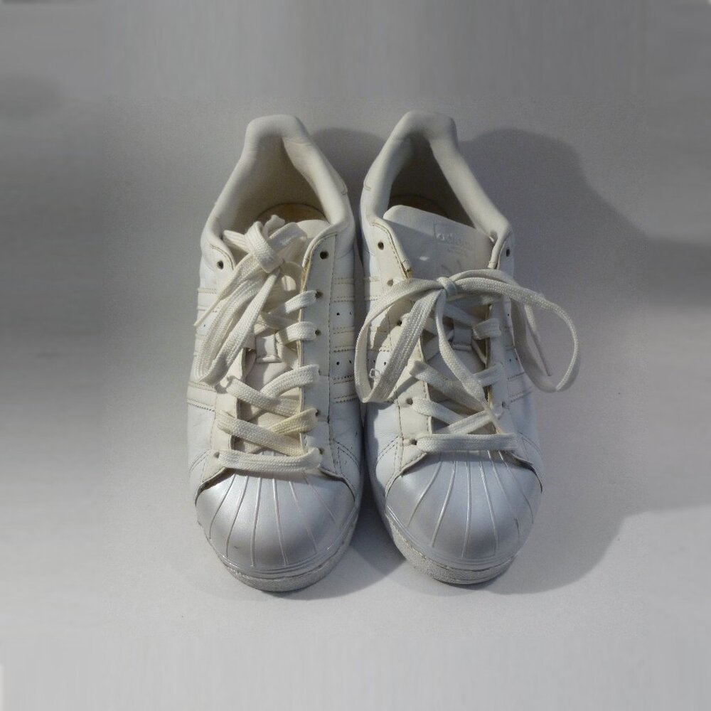 Adidas Originals Gloss Toe Cap White Superstar Classic